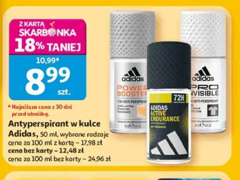 Antyperspirant w kulce Adidas Power Booster +2 warianty
