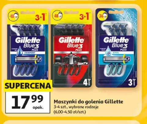 Maszynki do golenia Gillette Blue3 Comfort +2 warianty