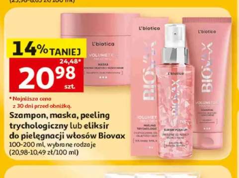 Maska do włosów Biovax Volumetric +3 warianty