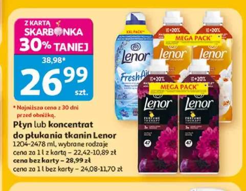 Płyn do płukania tkanin Lenor Fresh Air +4 warianty
