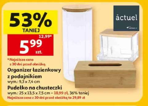 Organizer łazienkowy z podajnikiem Actuel +1 wariant