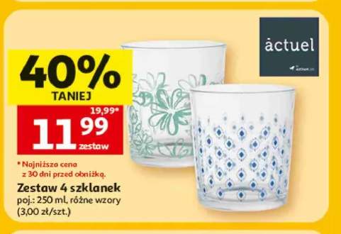 Zestaw szklanek Actuel 4-pak