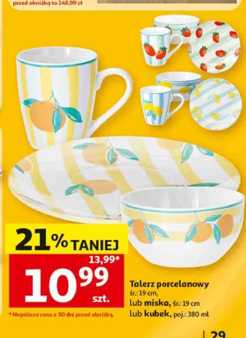 Talerz porcelanowy +2 warianty