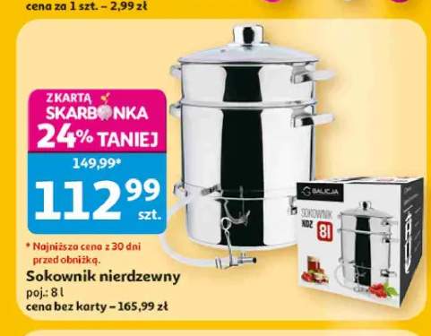 Sokownik nierdzewny 8 l