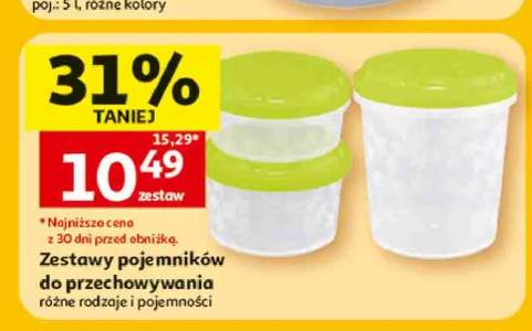 Zestaw pojemników do przechowywania