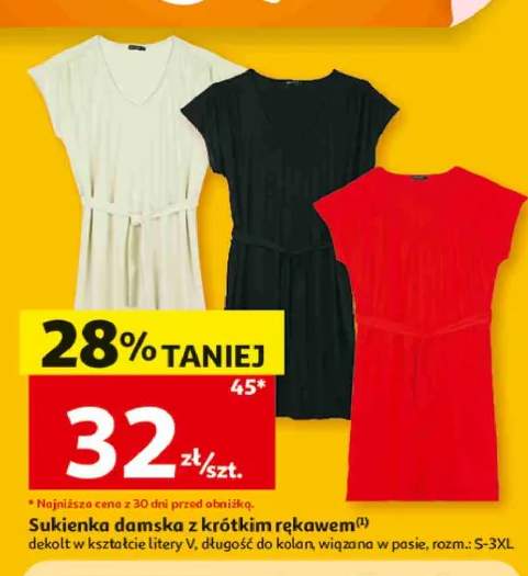 Sukienka damska z krótkim rękawem Inextenso