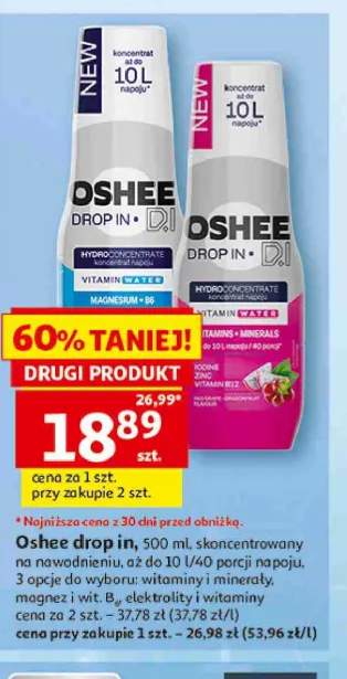 Koncentrat napoju Oshee Drop In witaminy i minerały +2 warianty