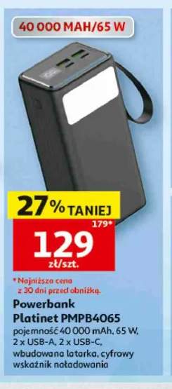 Powerbank Platinet PMPB4065