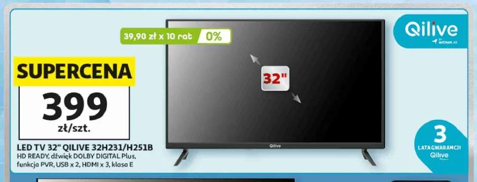Telewizor LED Qilive 32H231/H251B