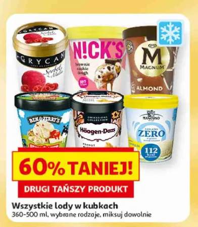 Lody w kubkach +6 wariantów