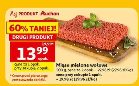 Mięso mielone wołowe Auchan