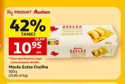 Masło Extra Osełka Auchan