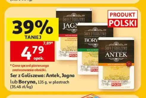 Ser Jagna w plastrach Sery z Goliszewa +2 warianty