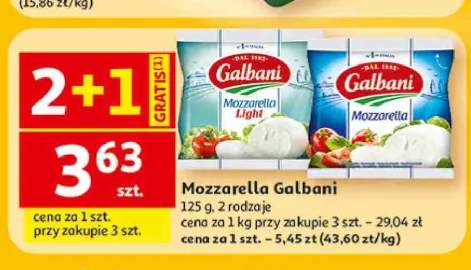 Mozzarella Light Galbani +1 wariant