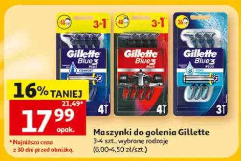 Maszynki do golenia Gillette Blue3 Plus