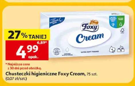Chusteczki higieniczne Foxy Cream