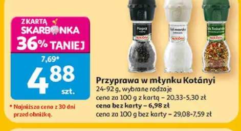 Przyprawa w młynku Kotányi