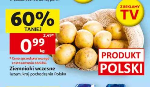 Ziemniaki wczesne luzem polskie
