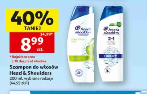 Szampon do włosów Head & Shoulders Apple Fresh +1 wariant