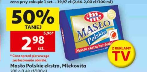 Masło Polskie ekstra Mlekovita