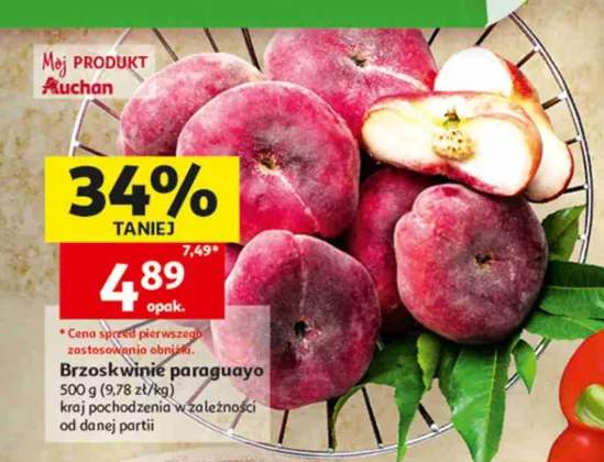 Brzoskwinie paraguayo Mój Produkt Auchan
