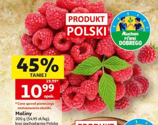 Maliny Auchan Pewni Dobrego polskie