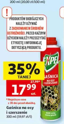 Gaśnica na osy i szerszenie Expel