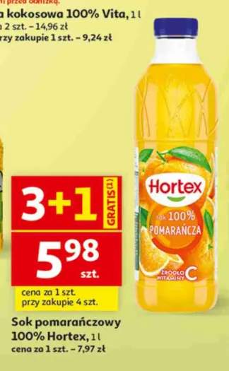 Sok pomarańczowy 100% Hortex