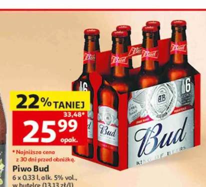 Piwo Bud 6-pak