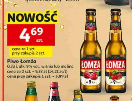 Piwo Łomża Wiśnia +1 wariant