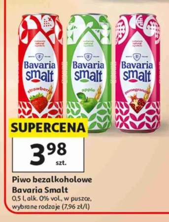 Piwo bezalkoholowe Bavaria Smalt Apple +2 warianty