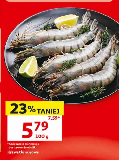 Krewetki surowe