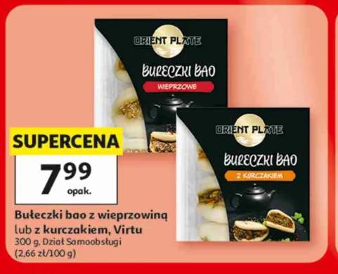 Bułeczki bao z wieprzowiną Virtu +1 wariant