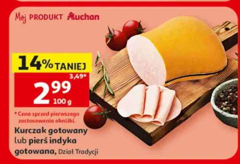Kurczak gotowany Auchan +1 wariant