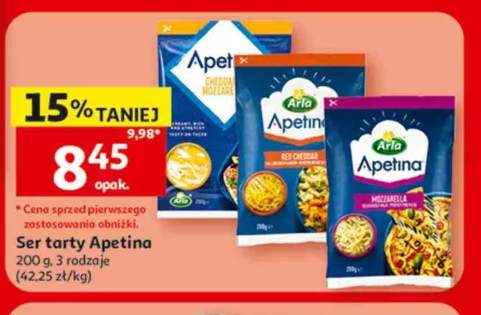 Ser tarty Apetina Cheddar & Mozzarella +2 warianty