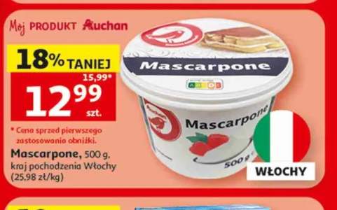 Serek Mascarpone Mój Produkt Auchan