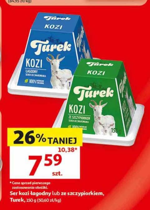 Ser kozi łagodny Turek +1 wariant