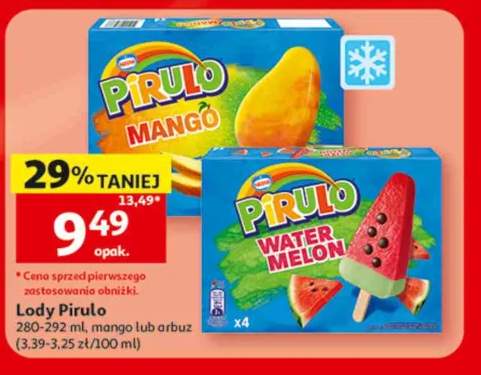 Lody Pirulo Mango 4-pak +1 wariant