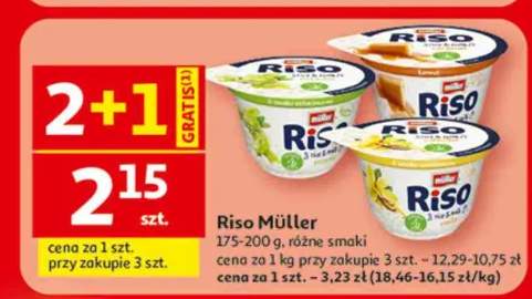Deser ryżowy Riso Müller o smaku czekoladowym +2 warianty