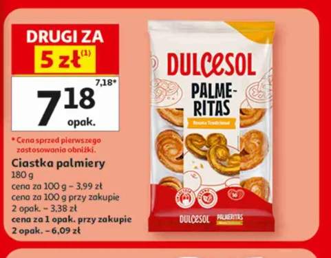 Ciastka palmieri Dulcesol