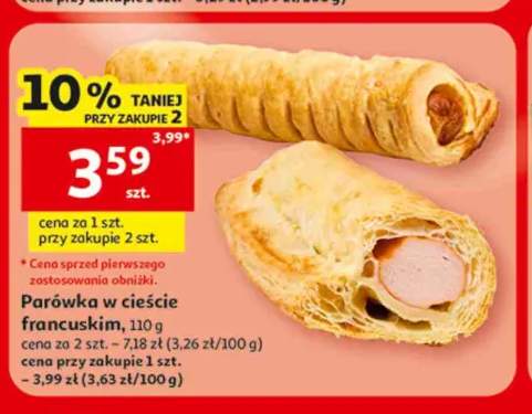 Parówka w cieście francuskim