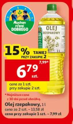 Olej rzepakowy Auchan