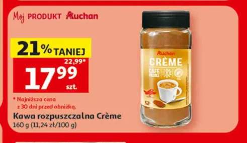 Kawa rozpuszczalna Crème Auchan
