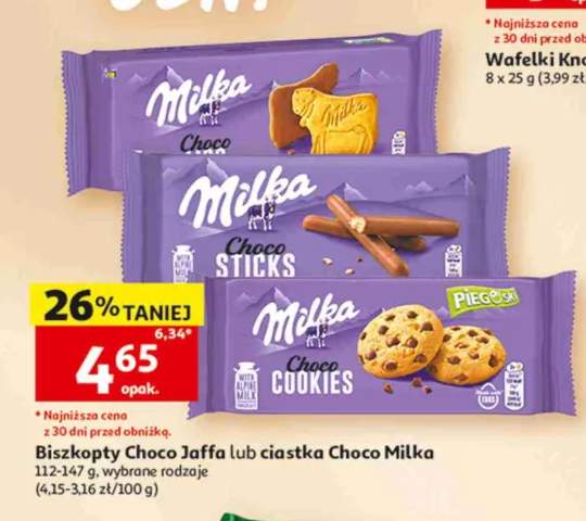 Ciastka Choco Sticks Milka +3 warianty
