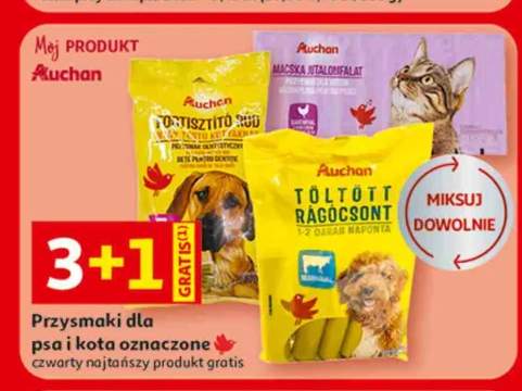 Przysmak dla kota Auchan +1 wariant