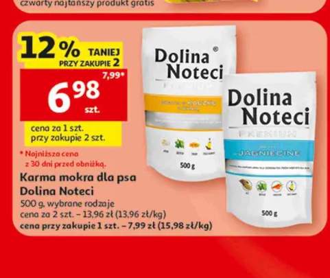 Karma mokra dla psa Dolina Noteci Premium z kaczką +1 wariant