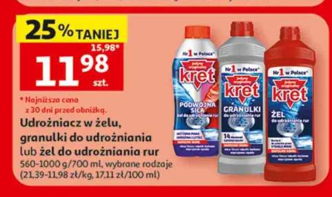 Udrożniacz w żelu Kret +2 warianty