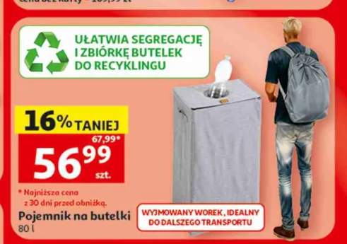 Pojemnik na butelki 80 l