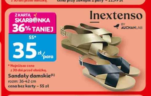 Sandały damskie Inextenso