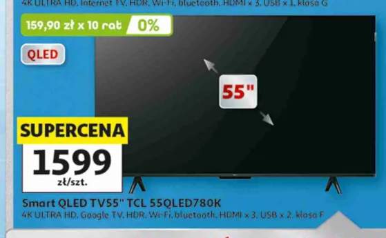Smart QLED TV 55" TCL 55QLED780K
